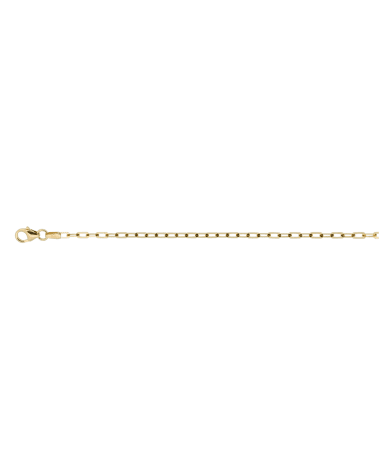 18CT Y/G FLAT GREEK 2.1mm/50cm